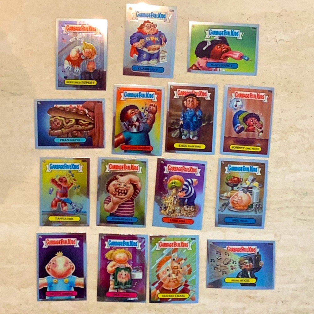 Topps Garbage Pail Kids 2022 Chrome Series 5 GPK Trading Cards Lot Of 15 Card